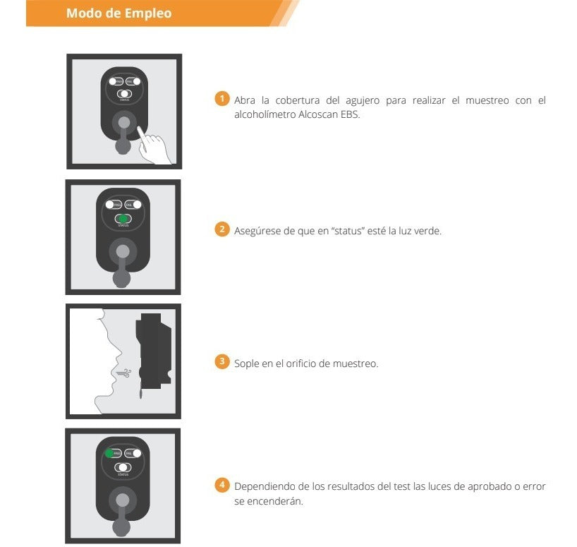 Alcoholímetro De Pared Alcoscan Ebs 010 - Sentech